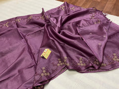 Tussar Silk cutwork saree