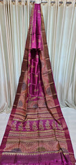 Pure tussar silk print saree