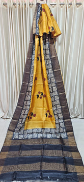 Pure tussar silk saree
