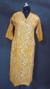 Linen long kurti