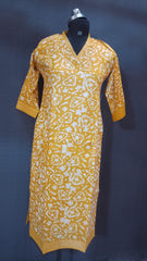 Linen long kurti