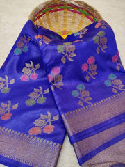 Pure Kota staple silk saree with beautiful meenakari design