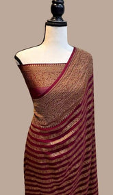 Banarsi khadi semi Warm silk Saree