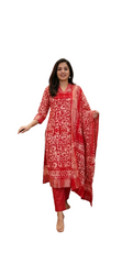 Silk Cotton Batik Print Set