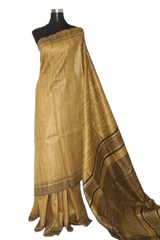 Tussar ghicha silk saree silkzon.in