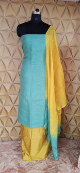 Linen print suit silkzon.in