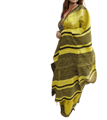 Tussar ghicha silk saree silkzon.in