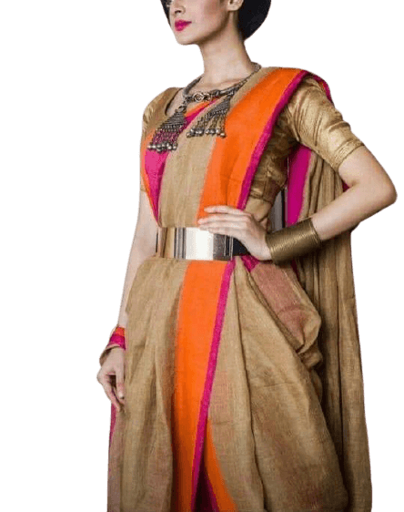 Linen saree silkzon.in