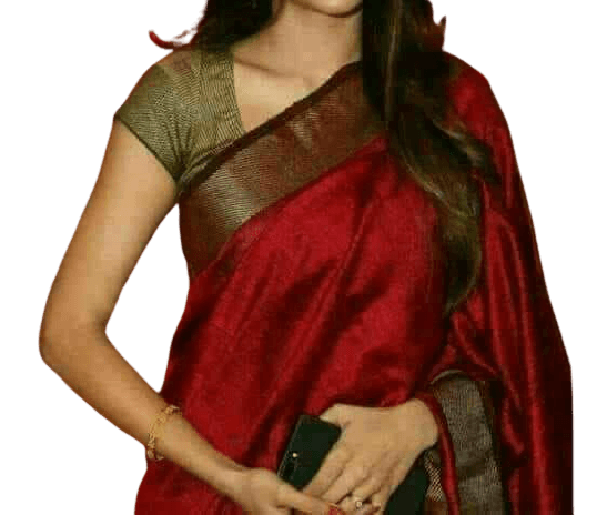 Linen saree silkzon.in