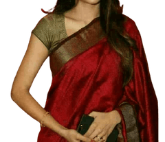 Linen saree silkzon.in