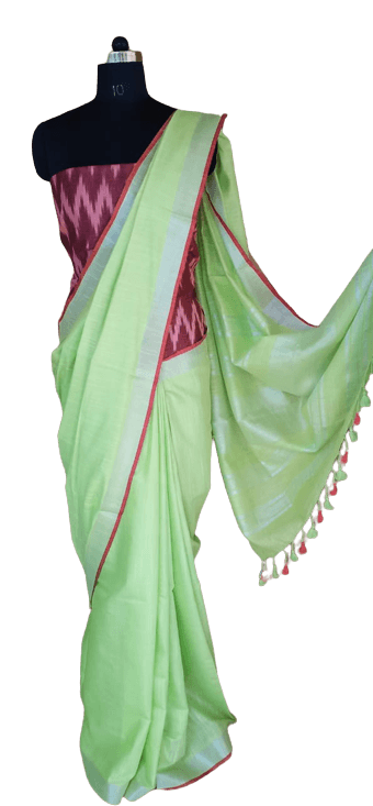 Khadi cotton saree silkzon.in