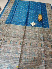 Tussar Madhubani Silk Saree silkzon.in