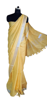 Linen saree silkzon.in