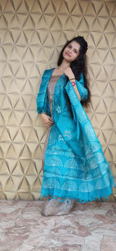 Tussar silk dupatta silkzon.in