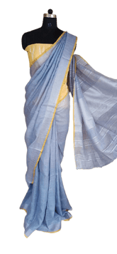 Linen saree silkzon.in