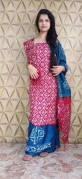 Linen print suit silkzon.in