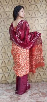 Linen print suit silkzon.in