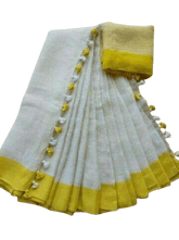 Linen saree silkzon.in