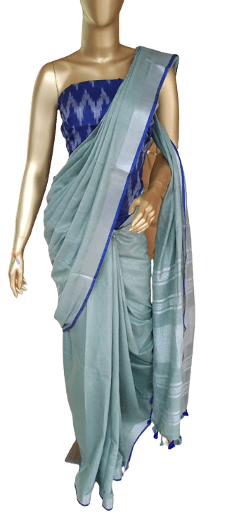 Khadi cotton saree silkzon.in