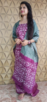 Linen print suit silkzon.in