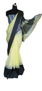 Linen saree silkzon.in
