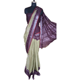 Batik print saree silkzon.in