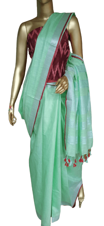 Khadi cotton saree silkzon.in