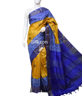 Pure Tussar Silk print saree
