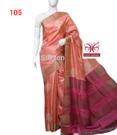 Pure Tussar Silk print saree