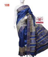 Pure Tussar Silk print saree