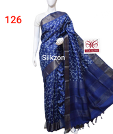 Pure Tussar Silk print saree