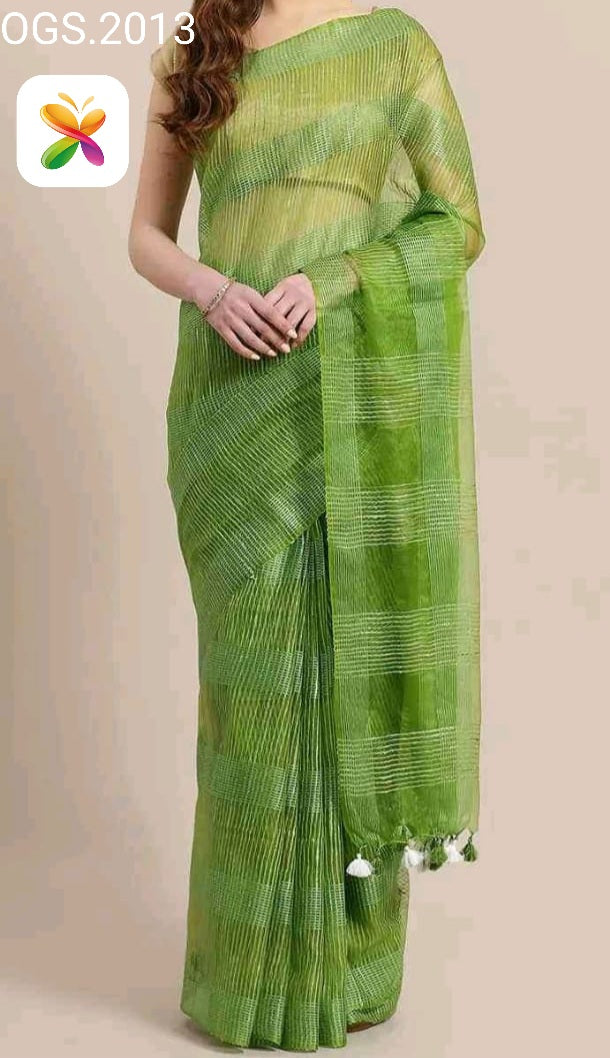 Orgenza jute ghicha saree SILK ZONE