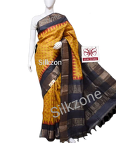 Pure Tussar Silk print saree