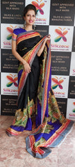 Pure Tussar Silk print saree