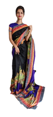 Pure Tussar Silk print saree