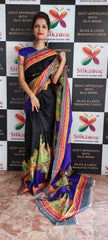 Pure Tussar Silk print saree