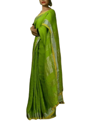 Linen saree silkzon.in