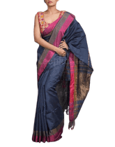 Linen saree silkzon.in