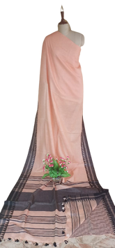Linen temple saree SILK ZONE