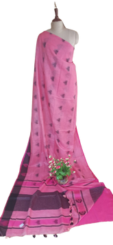 Linen jacquard saree SILK ZONE