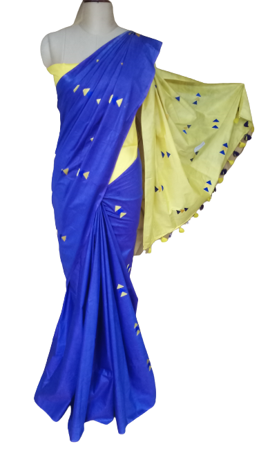 Soft silk embroidery sarre SILK ZONE