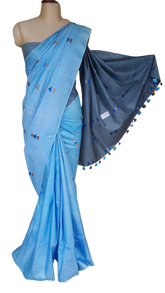 Soft silk embroidery saree SILK ZONE