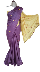Soft silk embroidery saree SILK ZONE