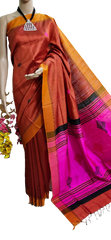Pure Tussar Silk print saree
