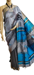 TUSSAR SILK PRINT SAREE