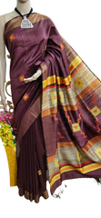 TUSSAR SILK PRINT SAREE