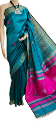 TUSSAR SILK PRINT SAREE