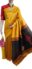 TUSSAR SILK PRINT SAREE