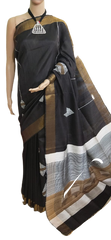TUSSAR SILK PRINT SAREE