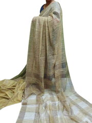 Orgenza jute  ghicha saree SILK ZONE